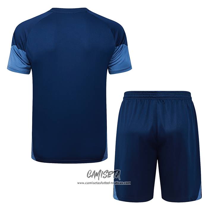 Chandal del Al Nassr 2025-2026 Manga Corta Azul - Pantalon Corto
